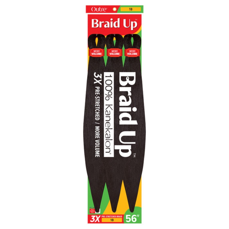 Outre Braid Up Braid – PRE-STRETCHED BRAID 3X 46″, 56″ 56 2