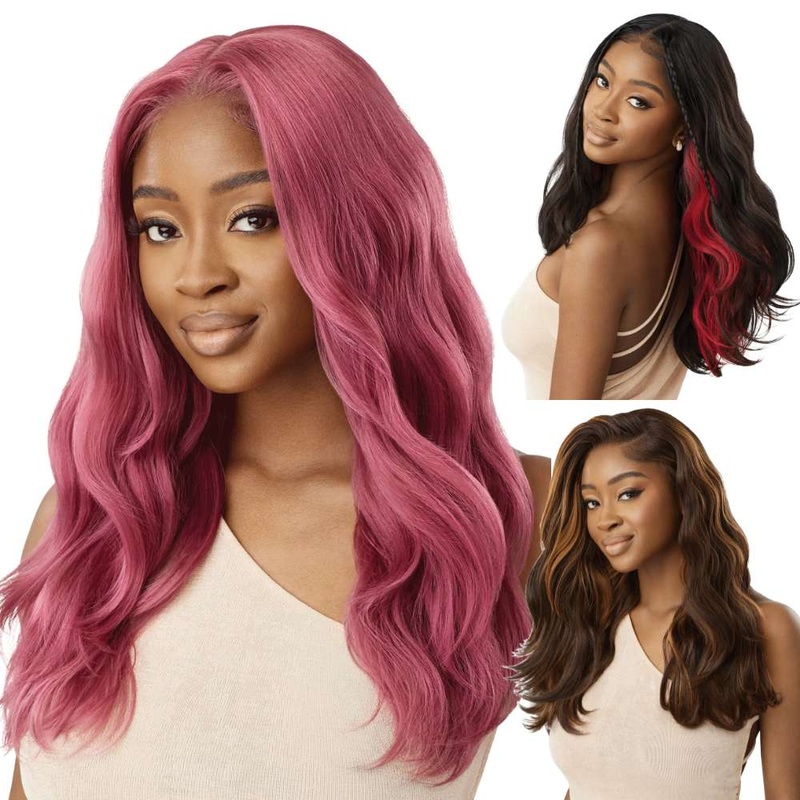 Outre Perfect Hairline 13X6 Lace Frontal Wig – Weslyn 1 JET BLACK
