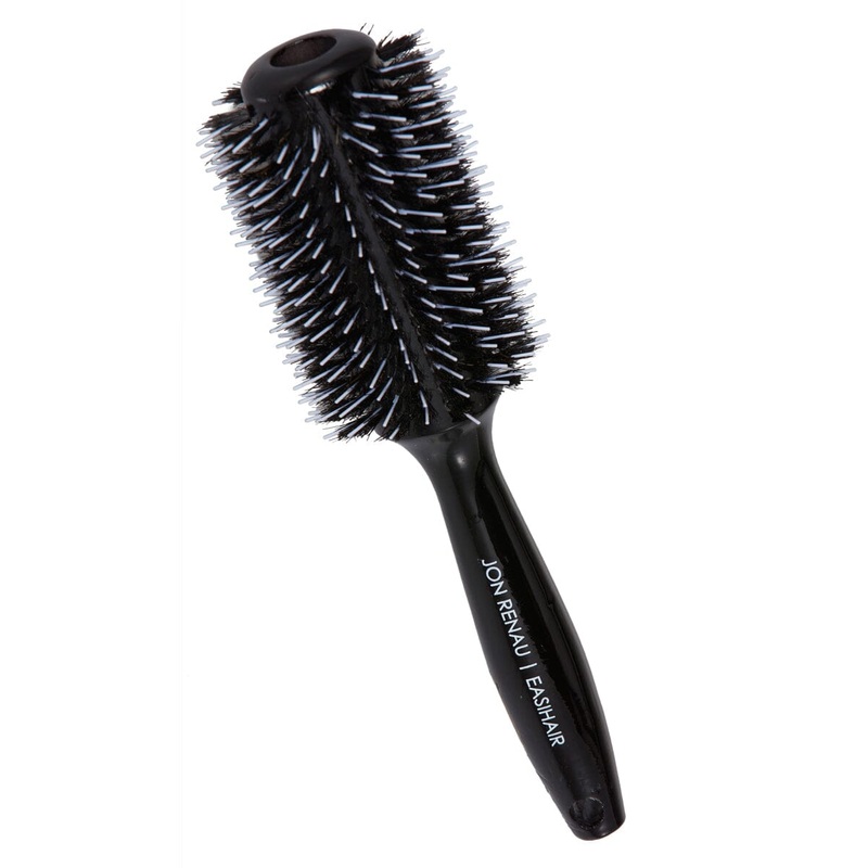 Round Boar Bristle Brush for Human Hair by Jon Renau