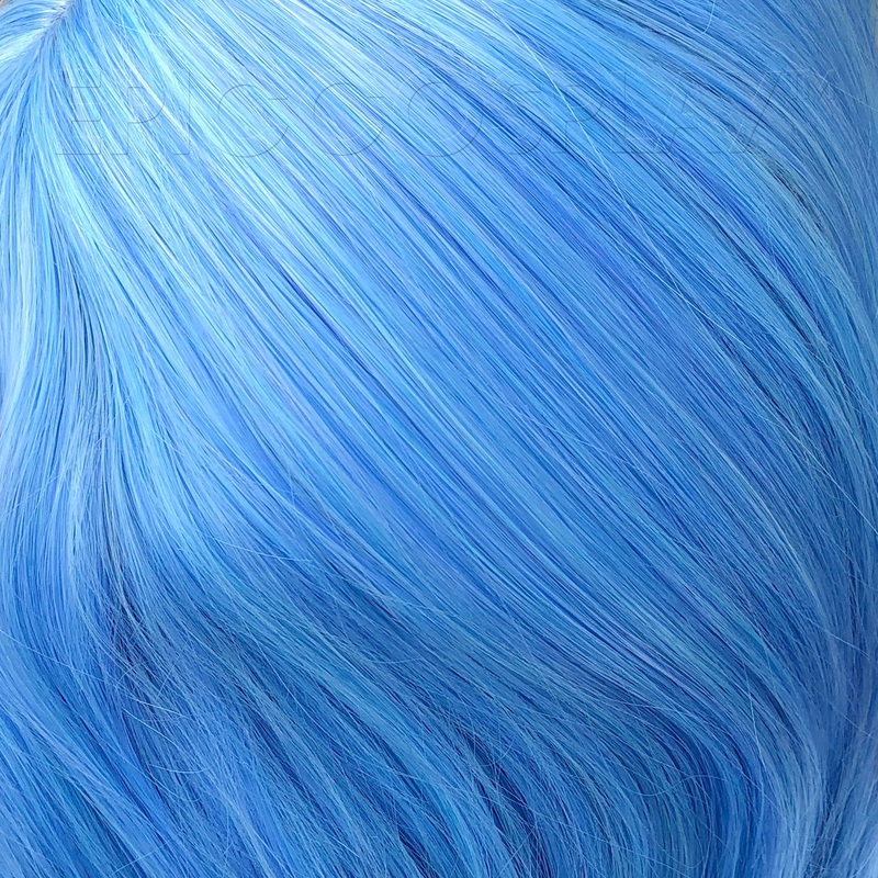 15″ Weft Extension – Light Blue Mix