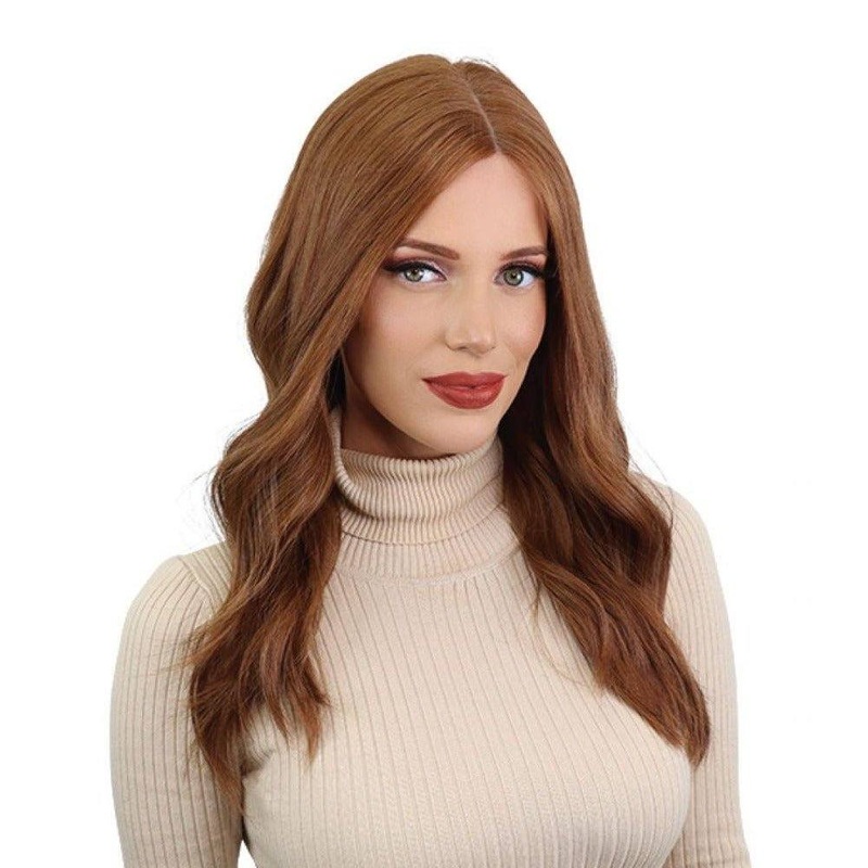 20″ Divine Lace Top Wig Copper Zig Zag Lace Front