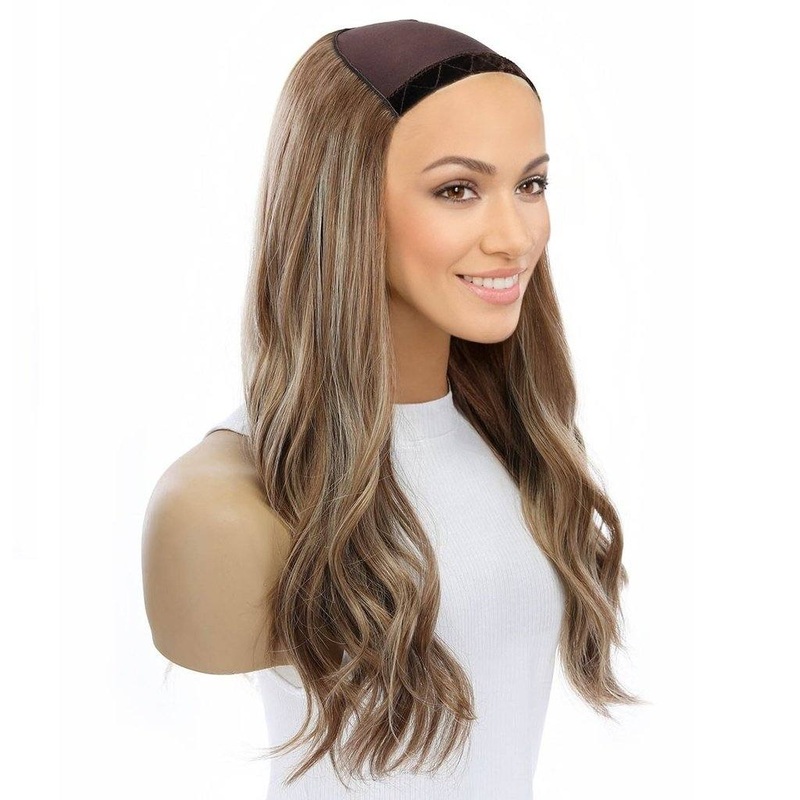 20″ HatFall Wig Medium Blonde Open Wefted