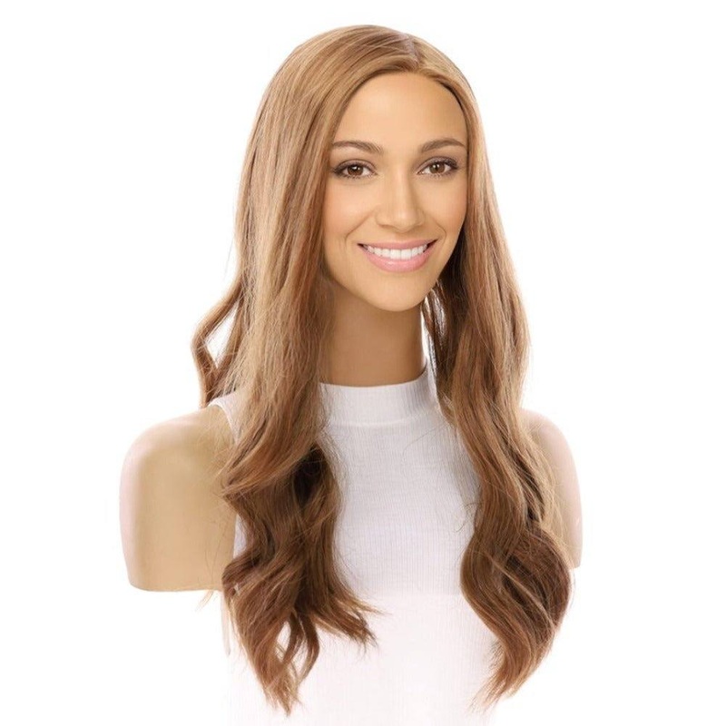 20″ Onyx Silk Top Topper Strawberry Blonde