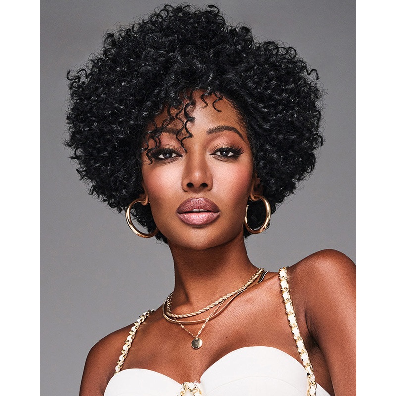 Aniyah | Lace Front & Monofilament Part Synthetic Wig by Kim Kimble MC1