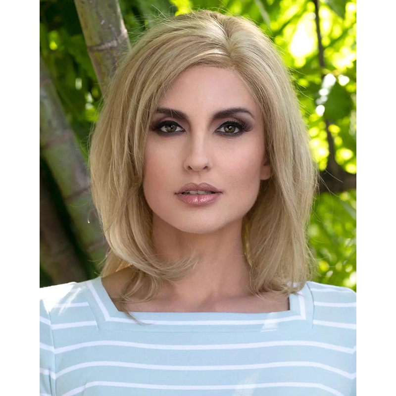 Hannah | Lace Front & Monofilament Human Hair Wig by Envy Dark Red