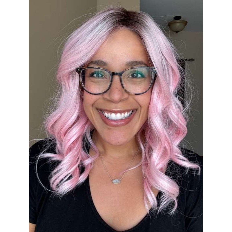 How Pink It Is | Synthetic Lace Front Wig (Mono Part) PINK