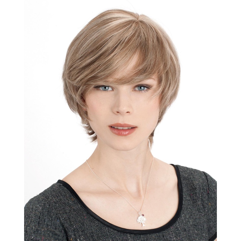 Sapphire | Monofilament Human Hair Wig by Louis Ferre Cappuccino