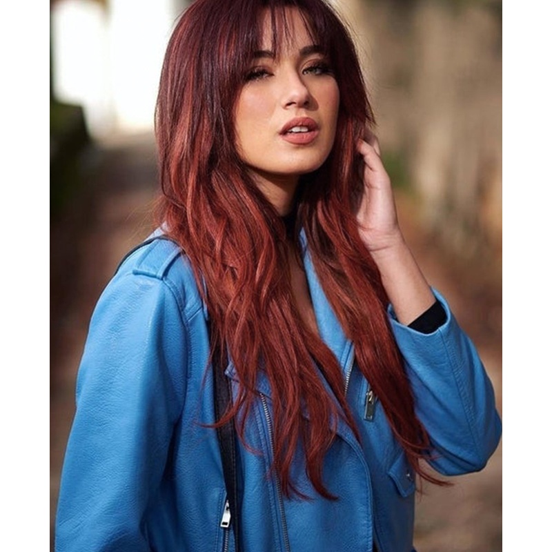 clip-in volumizer copper. 14″ 1 x Extra-large weft