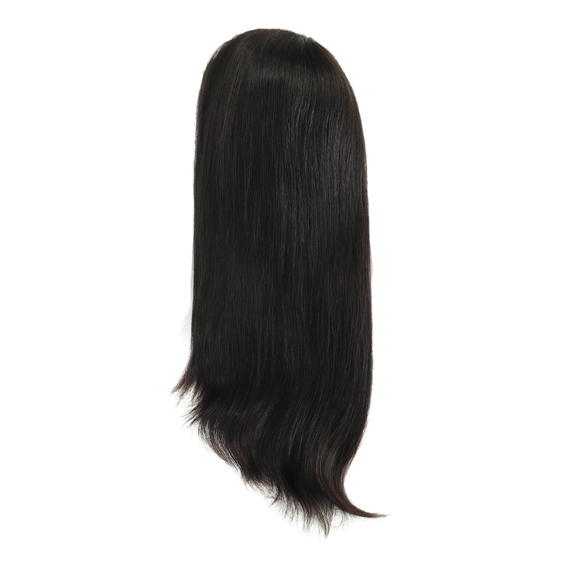 Fine Mono Black Medical Wig