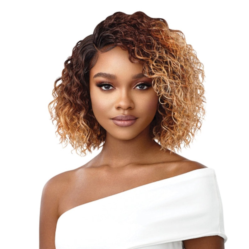 Outre HD 5″ Deep Part Lace Front Wig – JULISA – Wet & Wavy 613