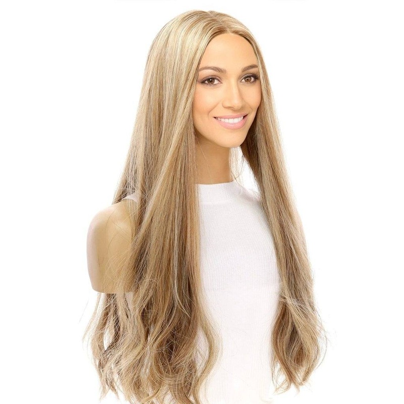 26″ Divine Lace Top Wig Medium Blonde Zig Zag Lace Front