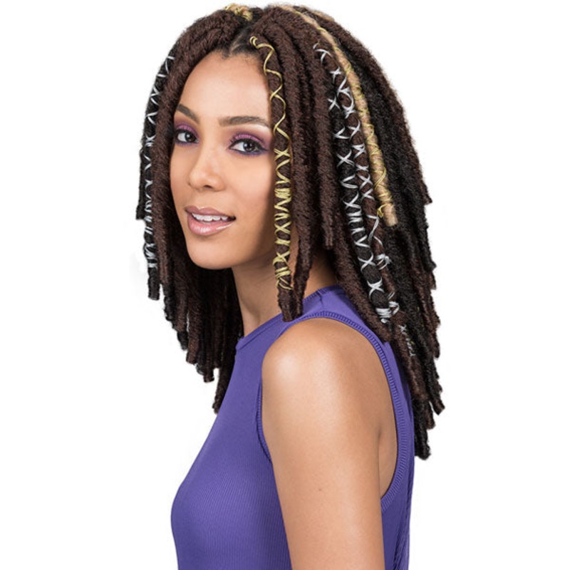Bobbi Boss African Roots Crochet Braid – BAE LOCS GOLD 20″ 27