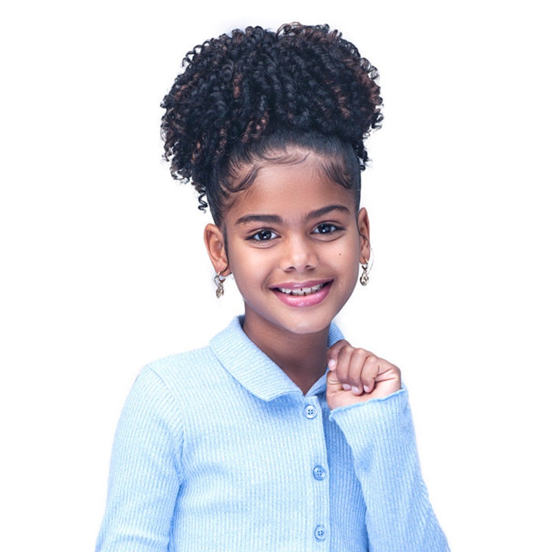 Bobbi Boss Kids Drawstring Ponytail – STRAW CURL 1