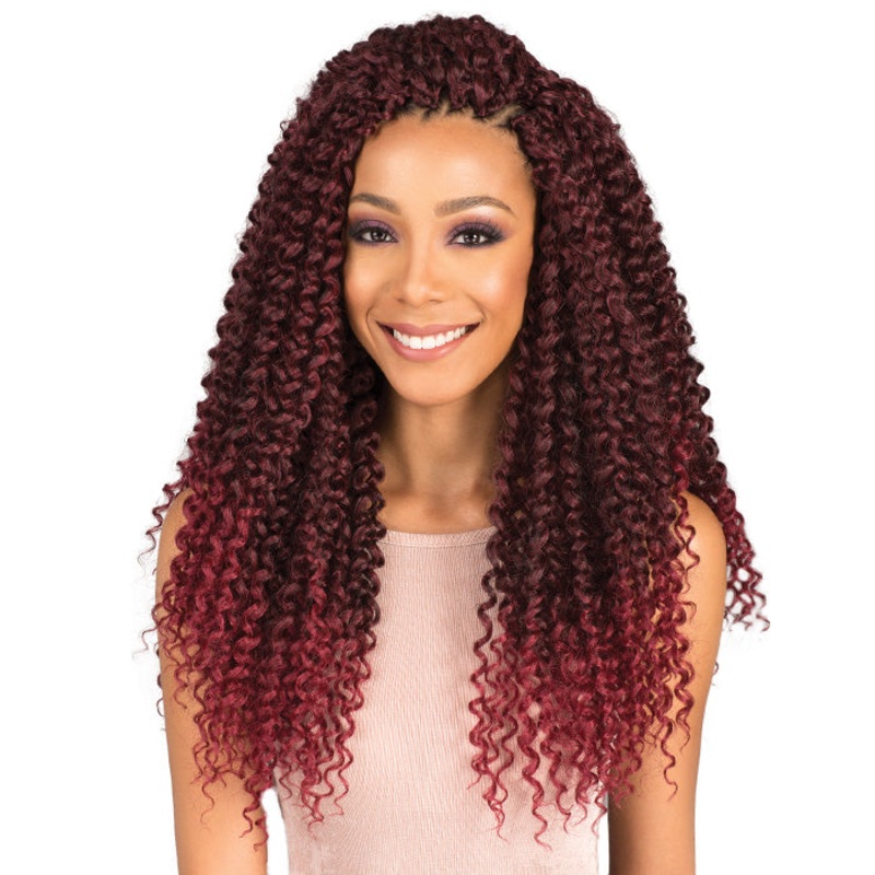 Bobbi Boss Pre-Looped Crochet Braid – BRAZILIAN WATER WAVE 22″ 1