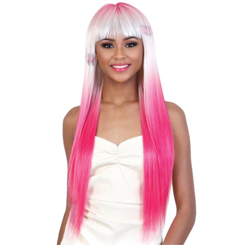 Motown Tress Day Glow Print Wig Full Wig – OL30-CHEETAH 30″ PRTBLNDGRN