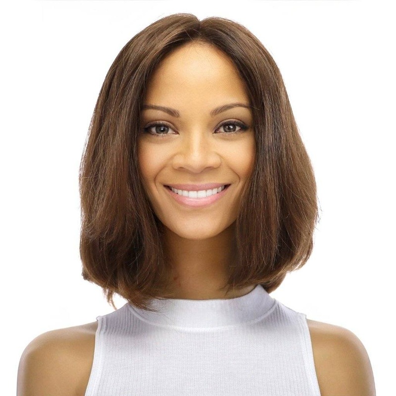 12″ Divine Luxe Lace Top Wig #6 Neutral Medium Brown Zig Zag Lace Front