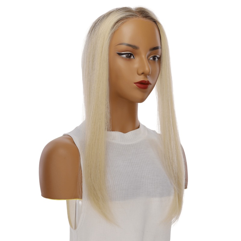 16″ Hairline Topper #Platinum Blonde 2.0 3 cm
