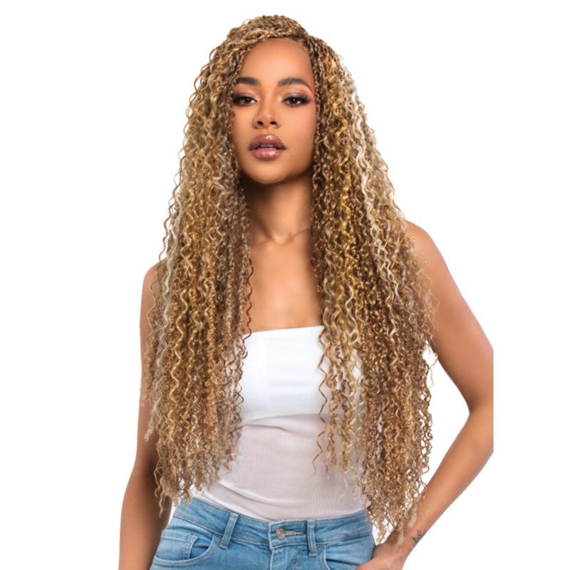 Bobbi Boss Xtra Boho Pre-Looped Crochet Braids – BOHO FINE TWIST+WAVE 14/24 3X 14 1