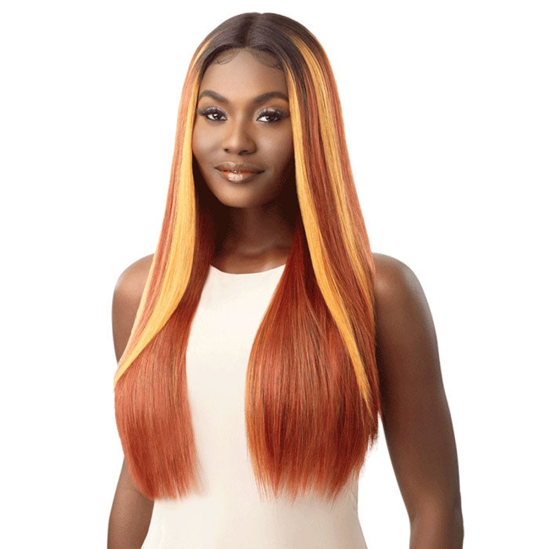 Outre Color Bomb Piano Highlights HD Transparent 5″ Deep Part Lace Wig – CHARA 1