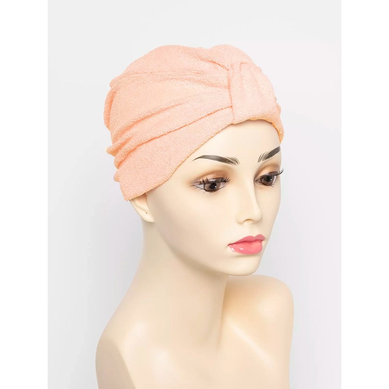 Terry Turbans – Peach