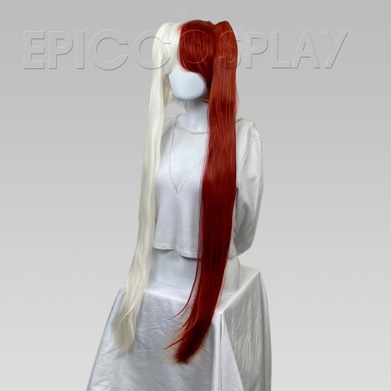 Eos – Classic White and Dark Red Wig