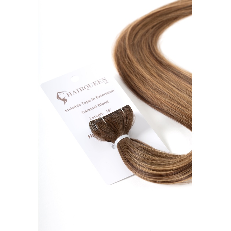 Invisible Tape Ins Caramel Blend 18″