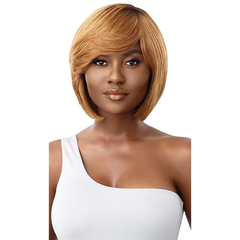 Outre Premium Duby Human Hair Wig – Tangela 1 JET BLACK