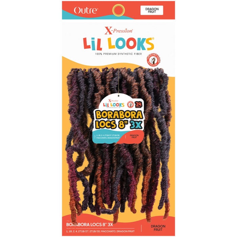 Outre X-Pression Lil Looks 3X Braid – BORA BORA LOCS 8″ 1