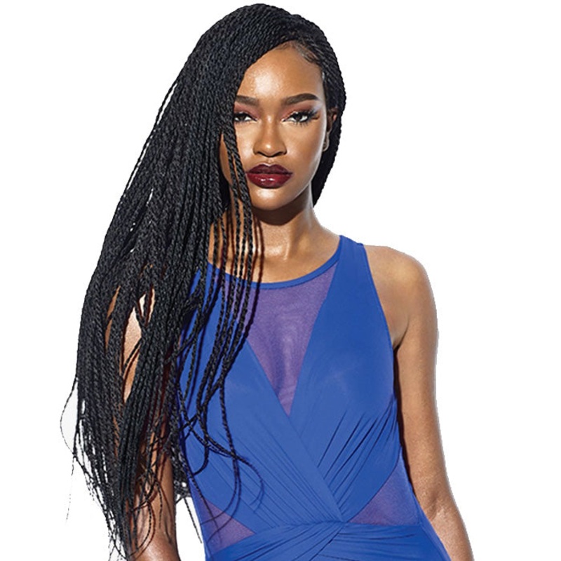 Sensationnel Cloud 9 Ruwa Swiss 4×4 Hand-Braided Lace Front Wig – SENEGAL TWIST 32″ 1