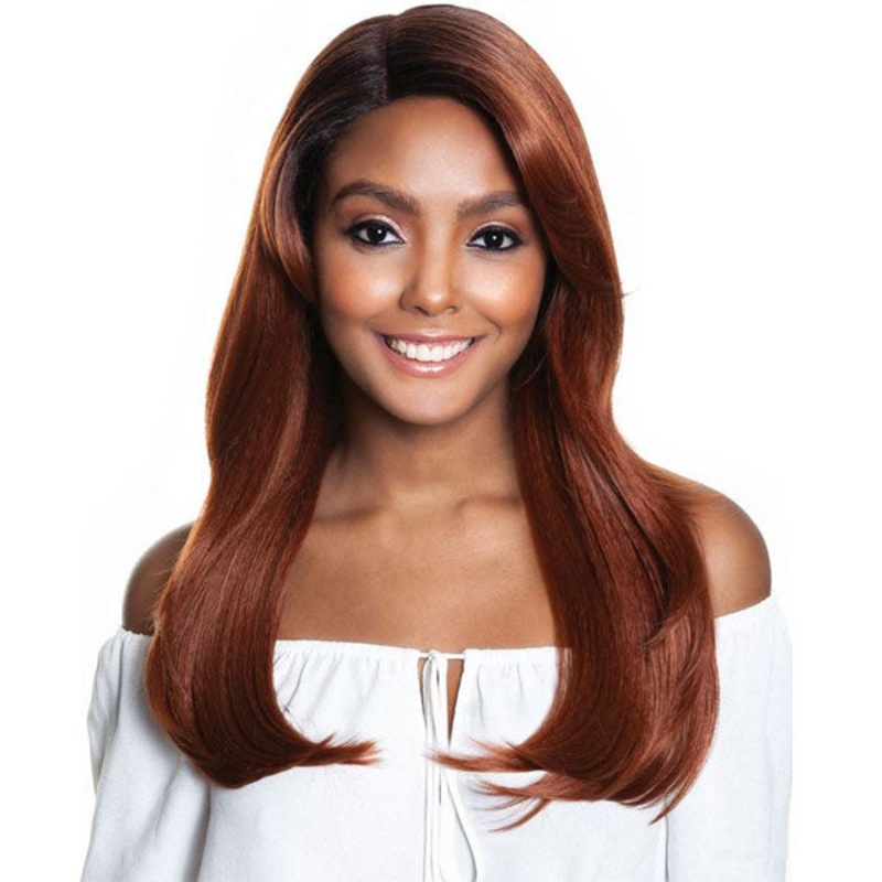 Brown Sugar Human Hair StyleMix Flat & Lay Lace Front Wig BSL201 LEMONGRASS 1