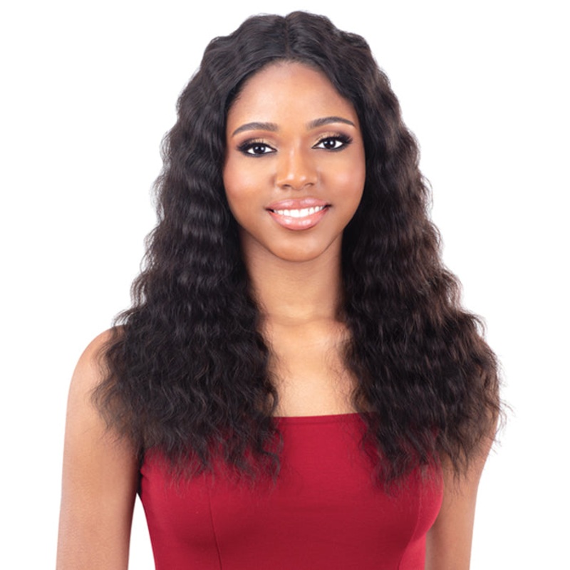 Model Model 100% Human Hair HD Lace Front Wig Haute – SOFT CRIMP CURL 22 NATURAL