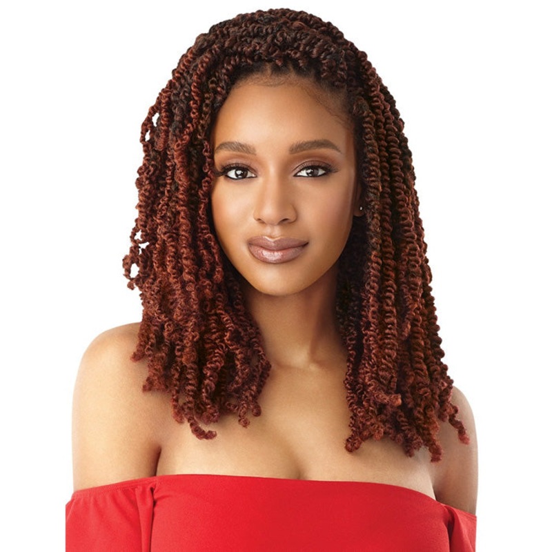 Outre X-Pression Twisted Up Crochet Braid – WAVY BOMB TWIST 12″/18″/24″ 24 1