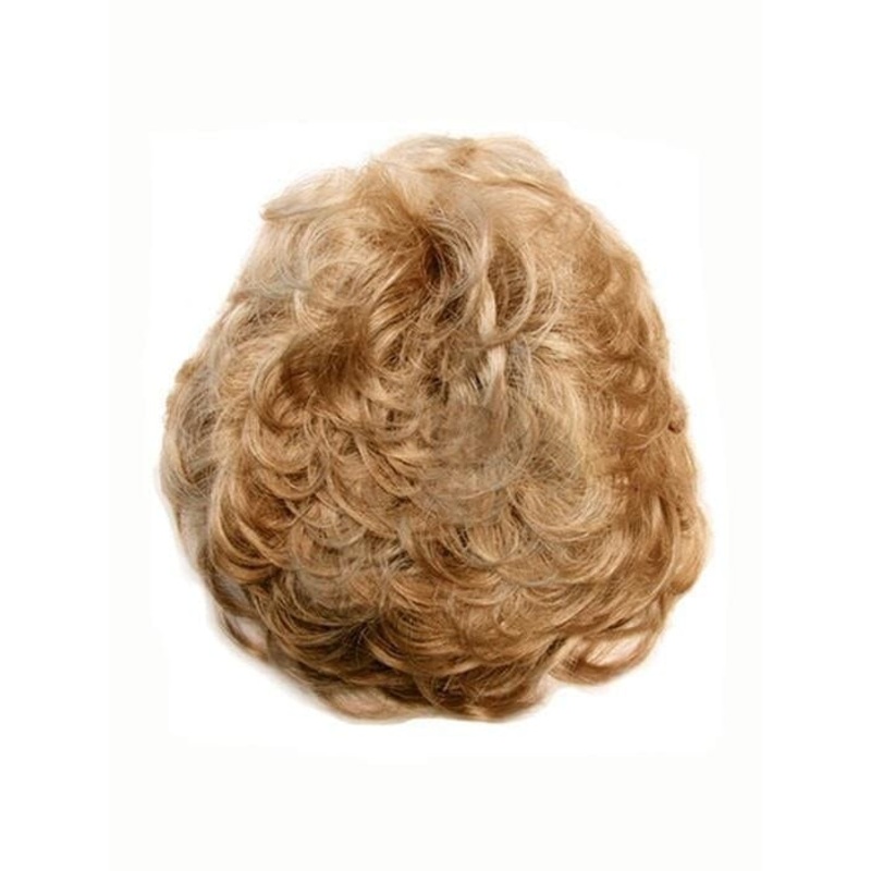 Playmate Curly Synthetic Topper by Jon Renau | Discontinued | Final Sale: No refunds or exchanges 10 Luscious Caramel