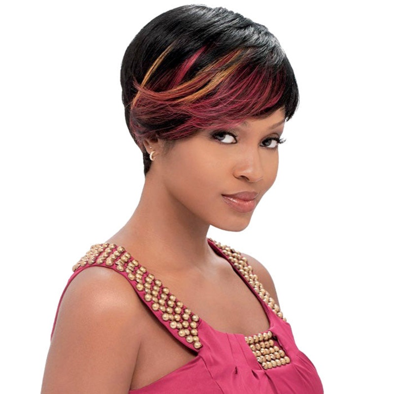 Sensationnel Bump Collection Human Hair Wig FAB FRINGE 1