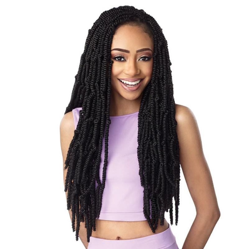 Sensationnel Lulutress Pre-Looped Crochet Braid – 3X BOMB TWIST 18″ 1
