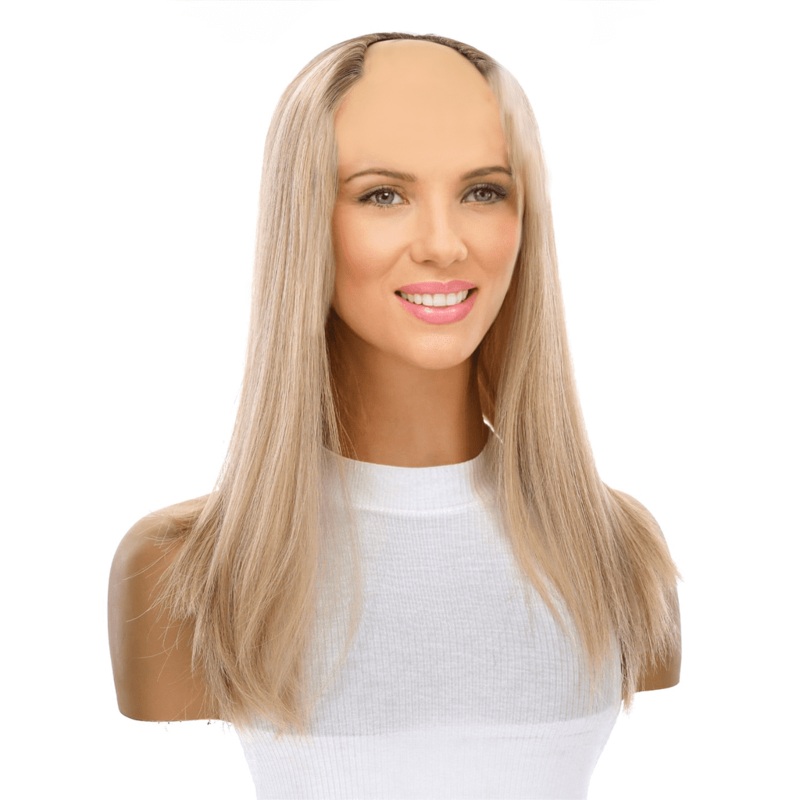 18″ U-Shape Topper Beige Blonde