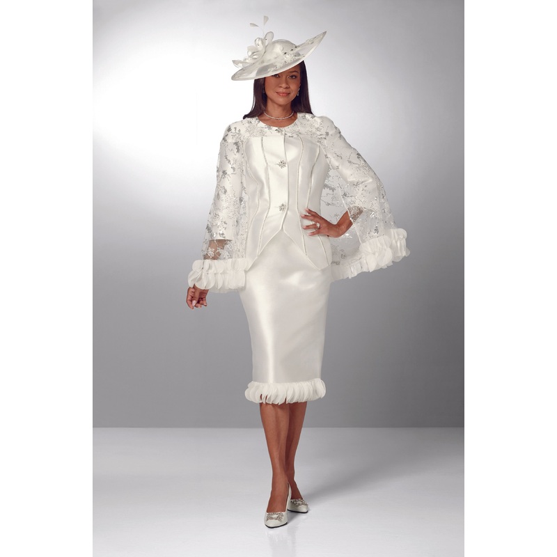 Exquisite Details Women’s Suit by LUXE WHITE 12