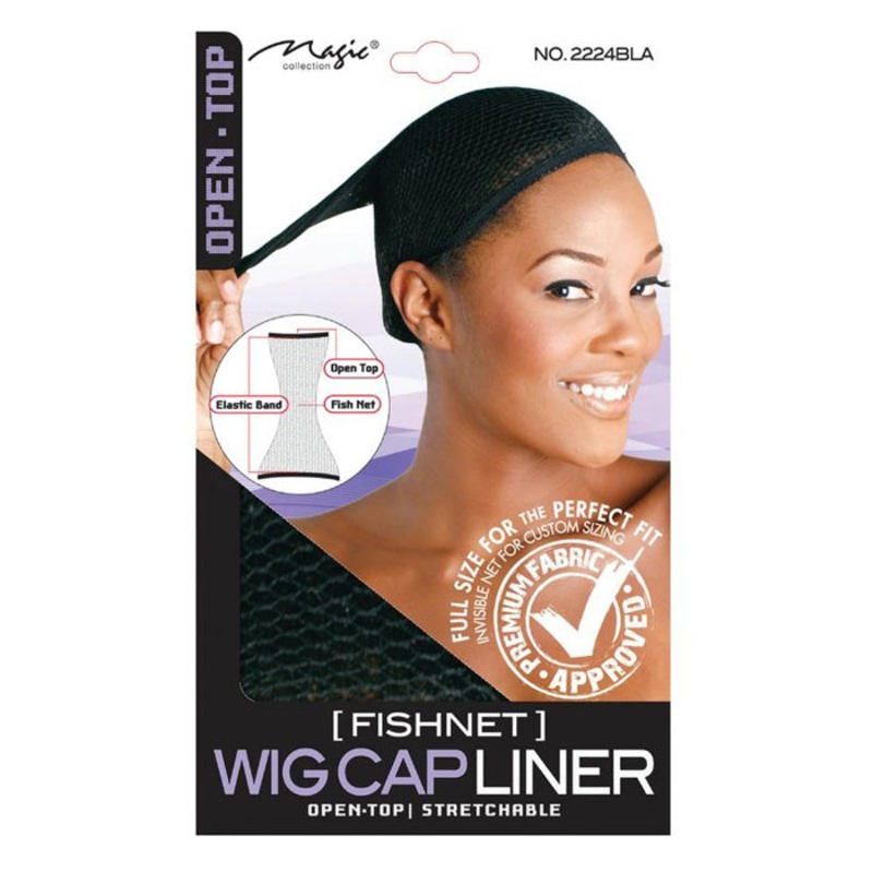 Magic Fishnet Wig Cap Liner Black MGC2224