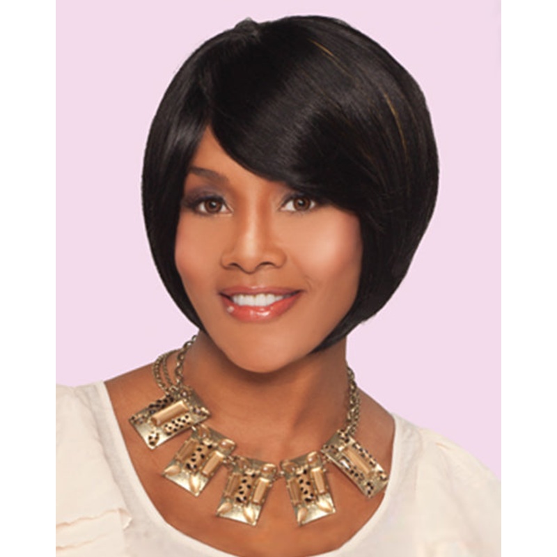 Snap Bangs Crown | Human Hair Wiglet by Vivica Fox 1