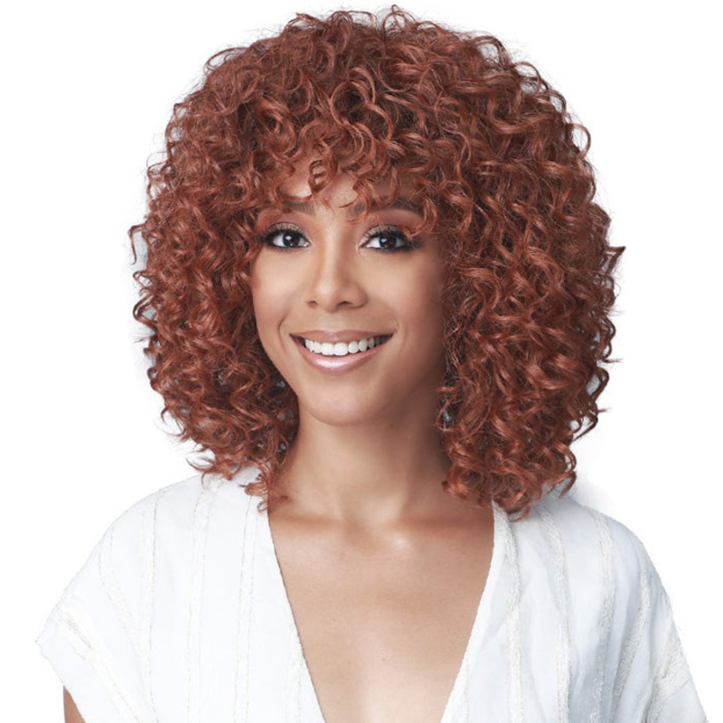 Bobbi Boss Human Hair Blend Wig MOG001 HALLE 1
