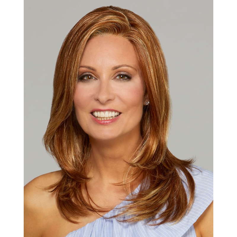 Enchantress | Lace Front & Monofilament Part Synthetic Wig by Mane Attraction Apricot