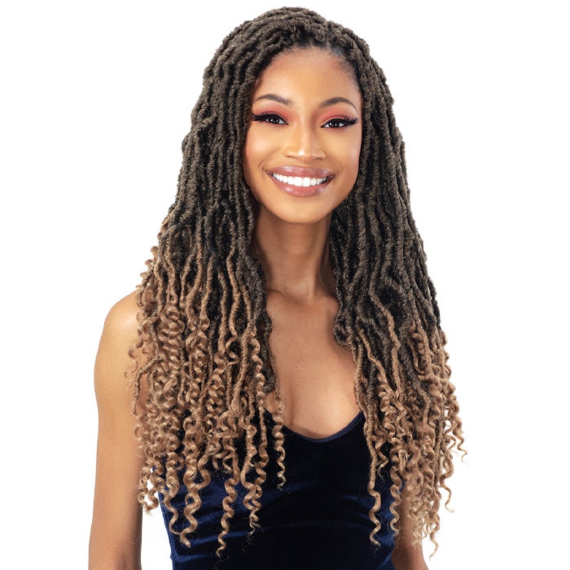 Freetress Pre-Looped Crochet Braid – 3X NIKKI GORGEOUS LOCS 18″ 1
