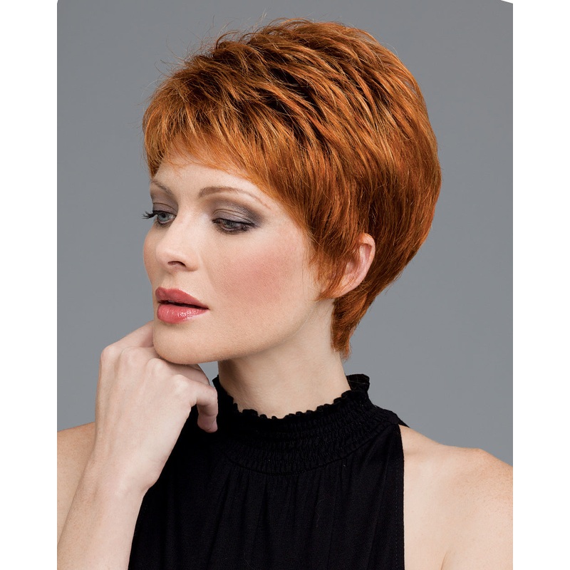 Heather (Exclusive) | Lace Front & Monofilament Human Hair Blend Wig by Envy Chocolate Cherry