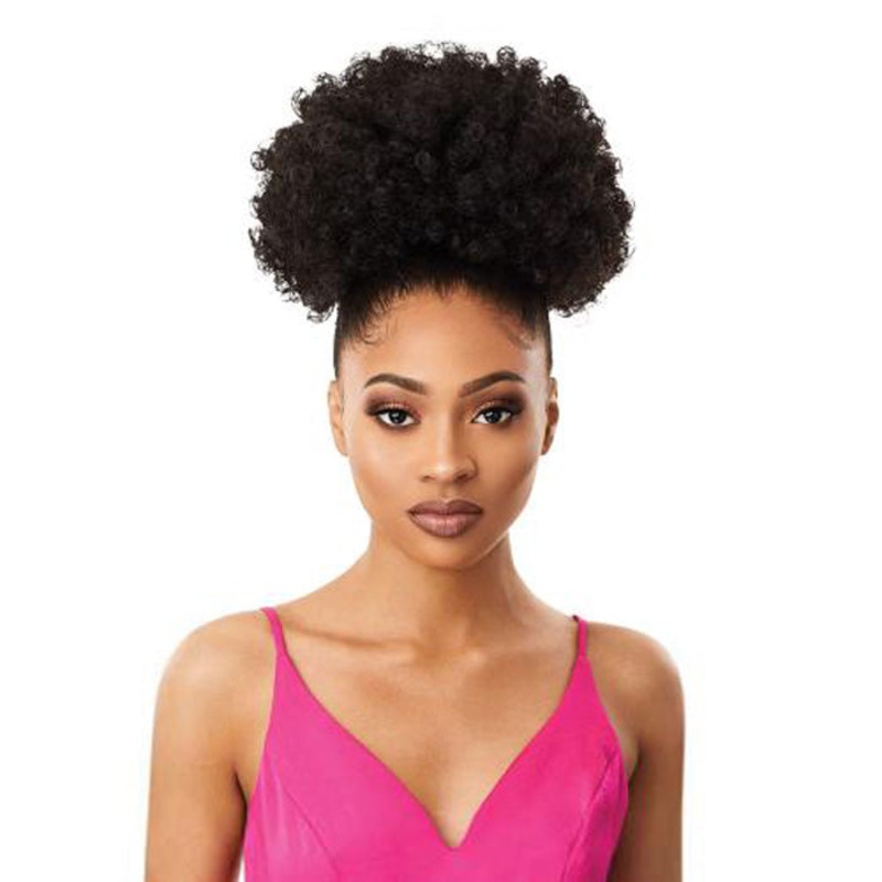 Outre Pretty Quick Drawstring Ponytail – AFRO MEDIUM 1