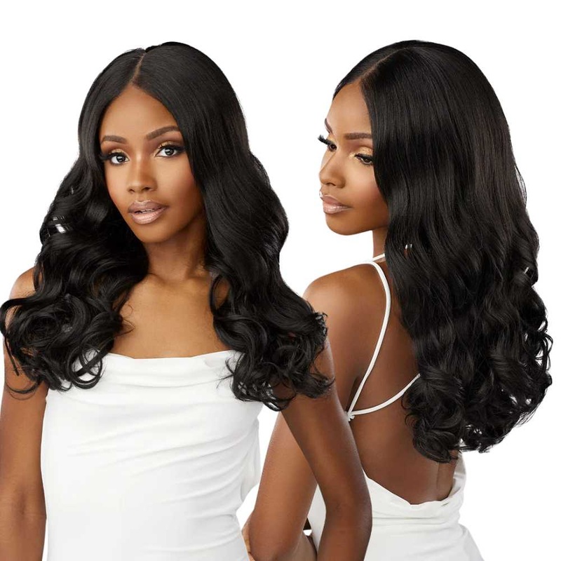 Sensationnel Synthetic Bare Lace Glueless 100% Full Lace Wig – Unit 3 1 JET BLACK