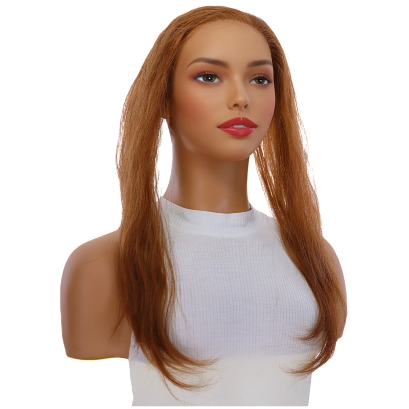 16″ Hairline Topper #Copper Wavy 3 cm