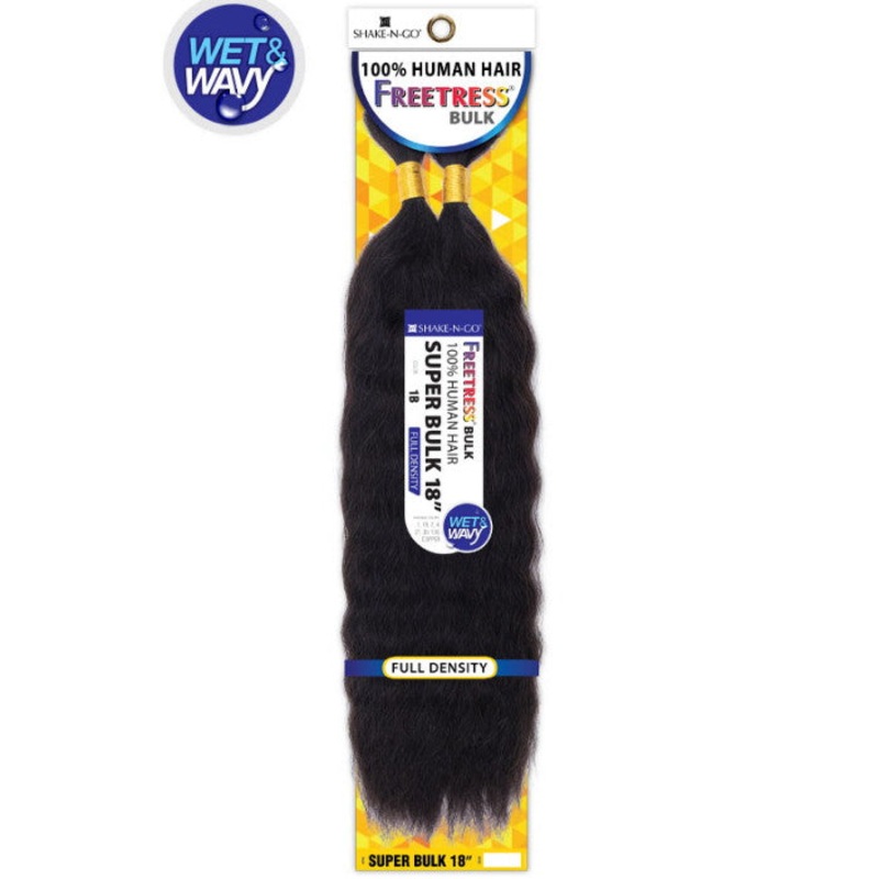 Freetress 100% Human Hair Braids – SUPER BULK 18″ 1
