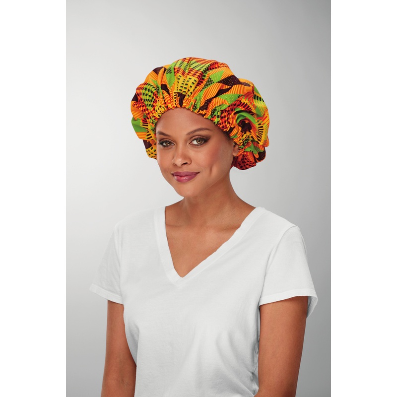 Printed Sleep Bonnet GRN OS