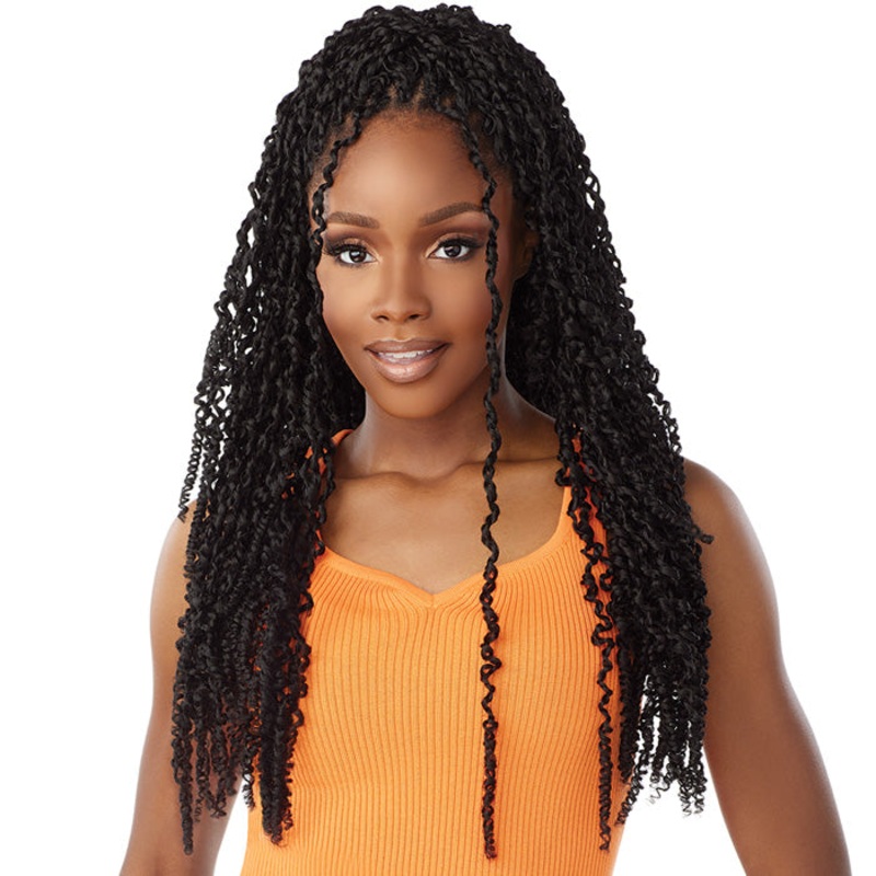 Sensationnel Lulutress Pre-Looped Crochet Braid – 3X MICRO BOMB TWIST 20″ 1