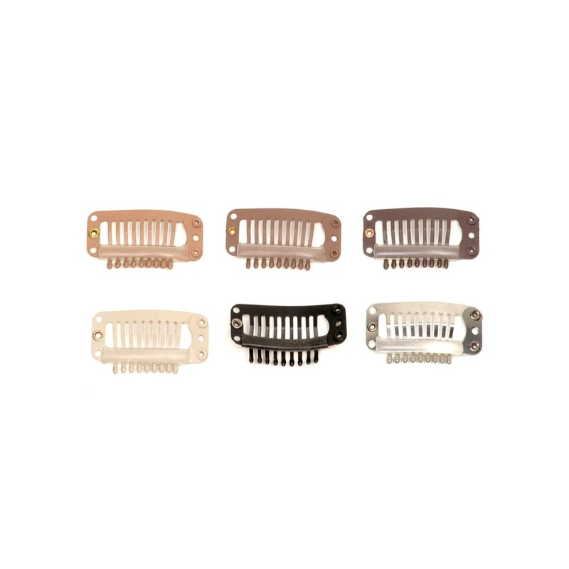 Snap Lock Clip (toupee clip) Snap Clip Beige